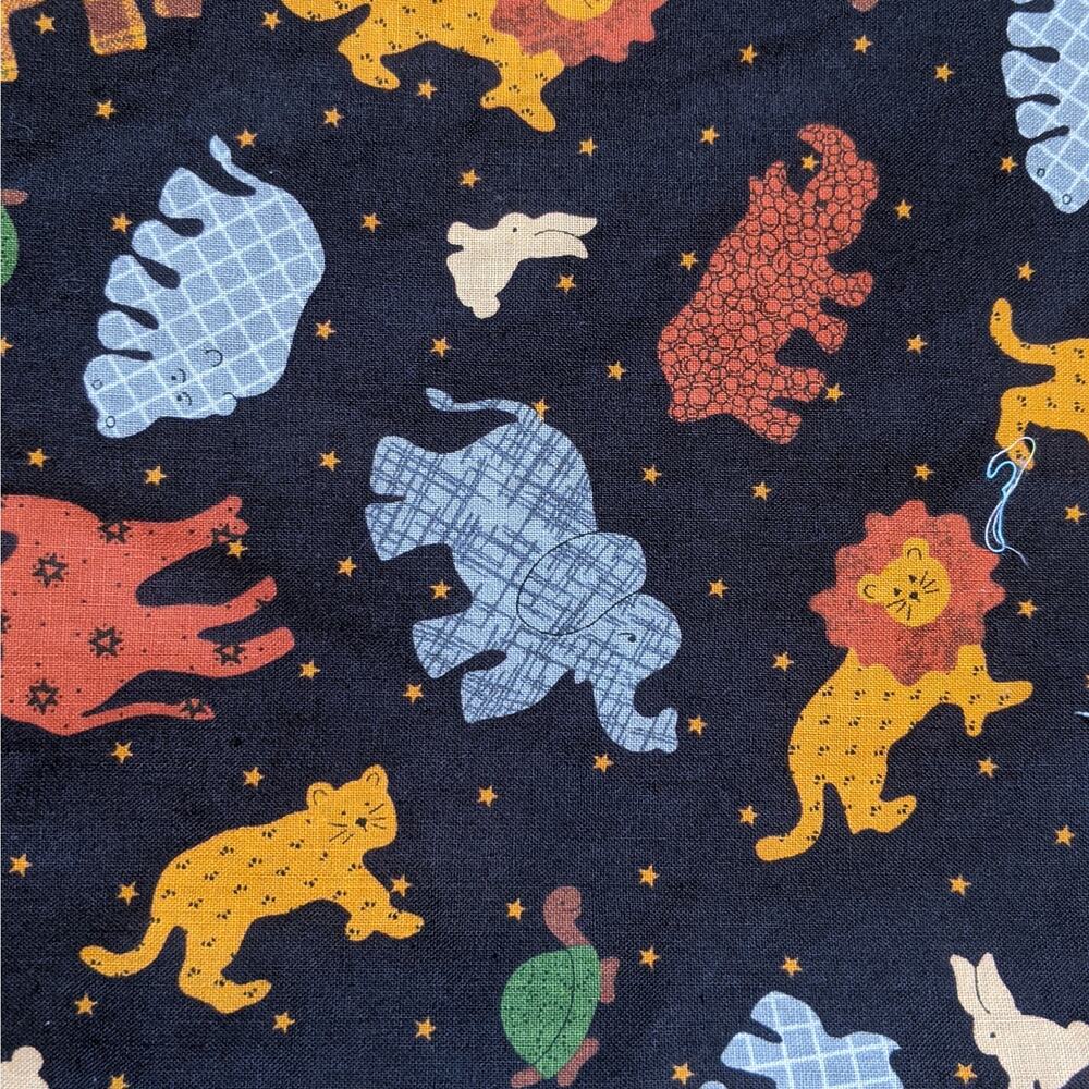 NEW Wild Animal Multicolor Fabric 42" x 96"
